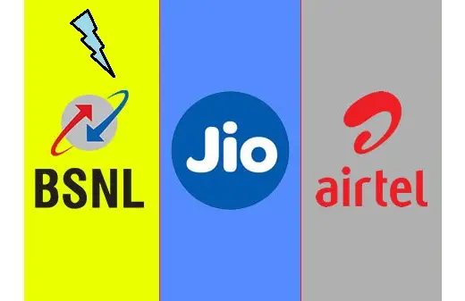 BSNL JIO AIRTEL